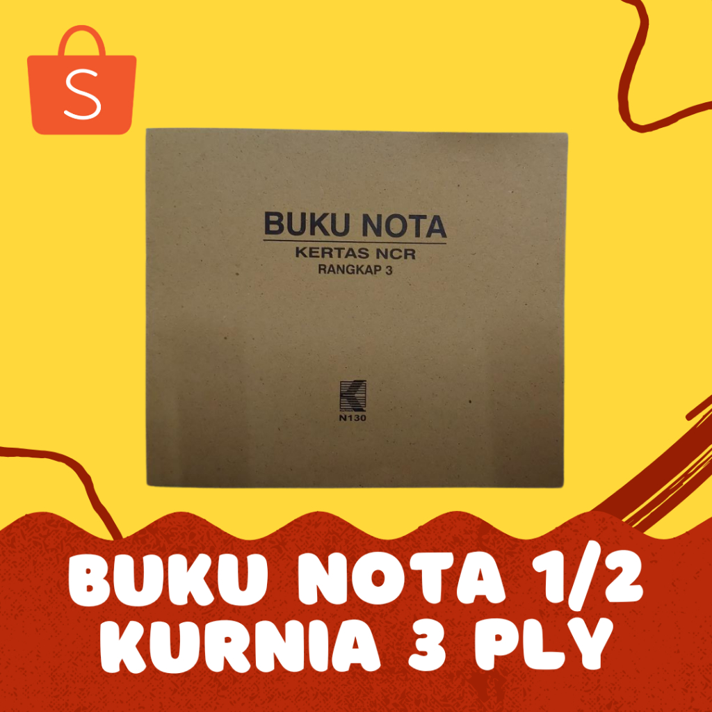 

Buku Nota atau Buku Faktur 1/2 Folio Kurnia 3 Ply