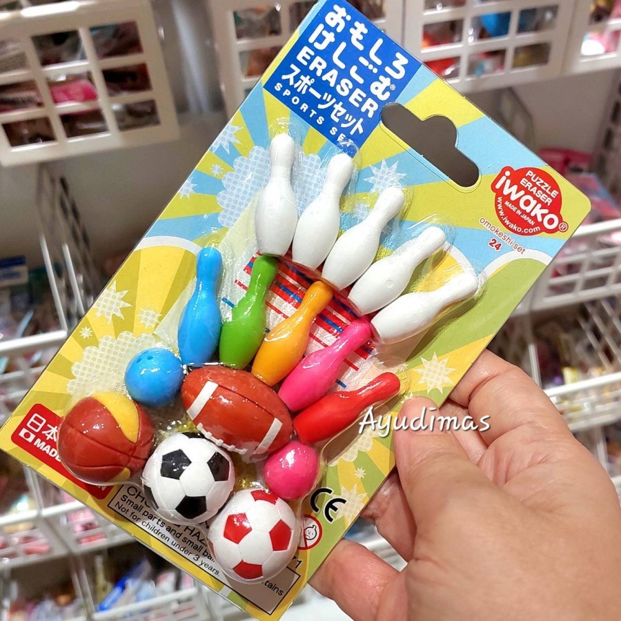 

Iwako Sports Set Japan Puzzle Eraser - Penghapus / Setip Jepang