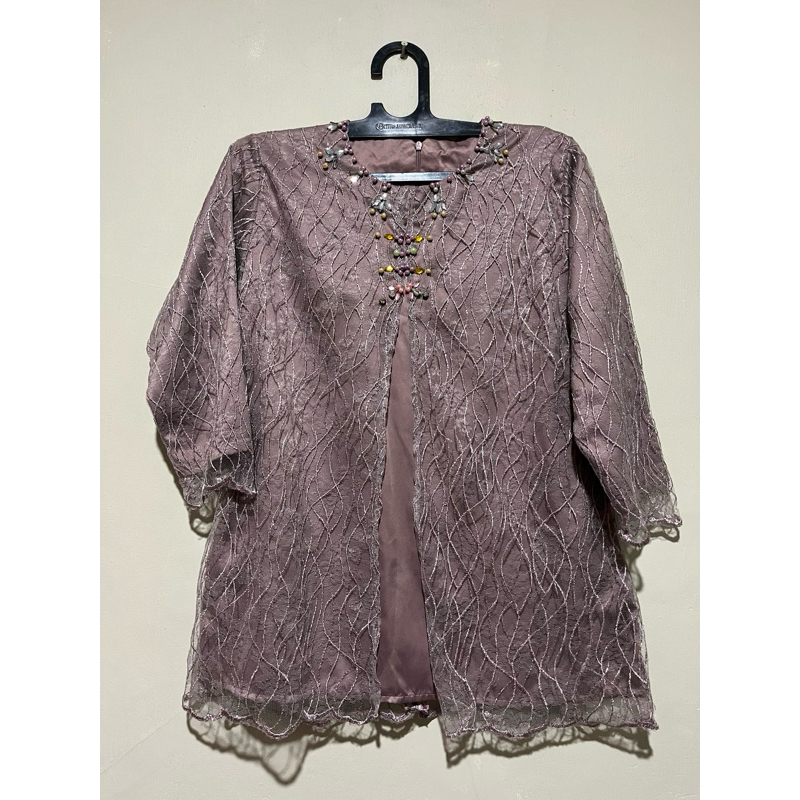 kebaya modern swarovski 1 set celana