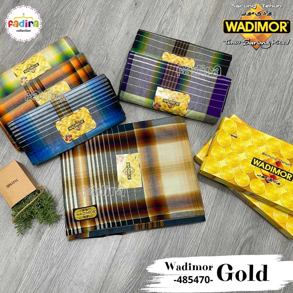 Wadimor Gold/Sarung Wadimor/Sarung Dewasa/Sarung Motif