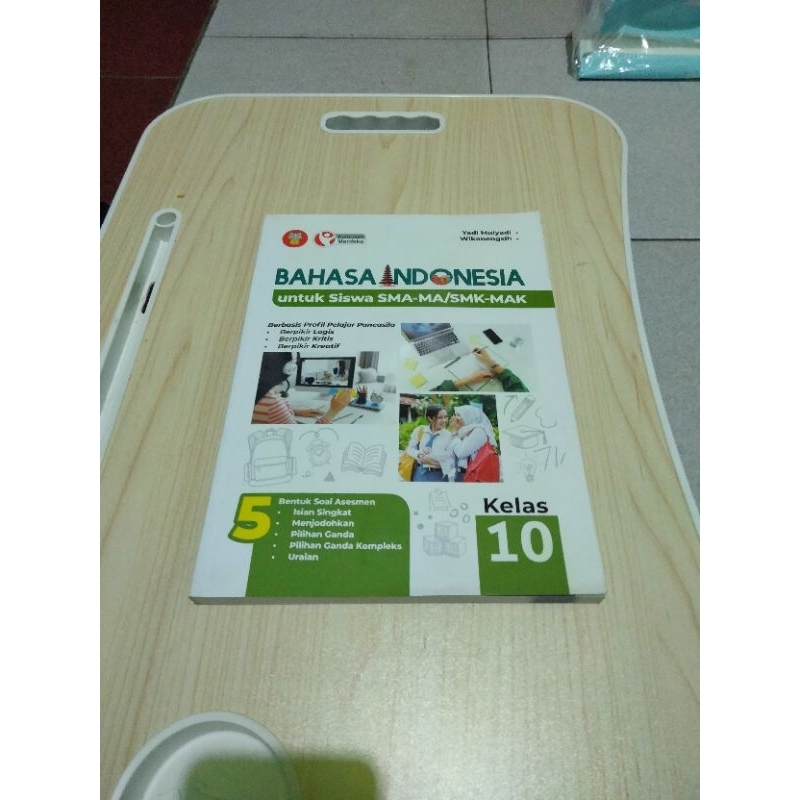 buku original - bahasa Indonesia untuk SMA kelas X K merdeka yrama widya