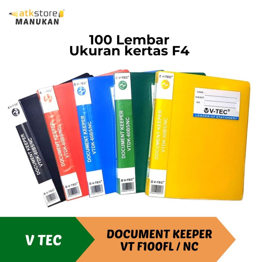 

V TEC DOCUMENT KEEPER VT F100FL/NC