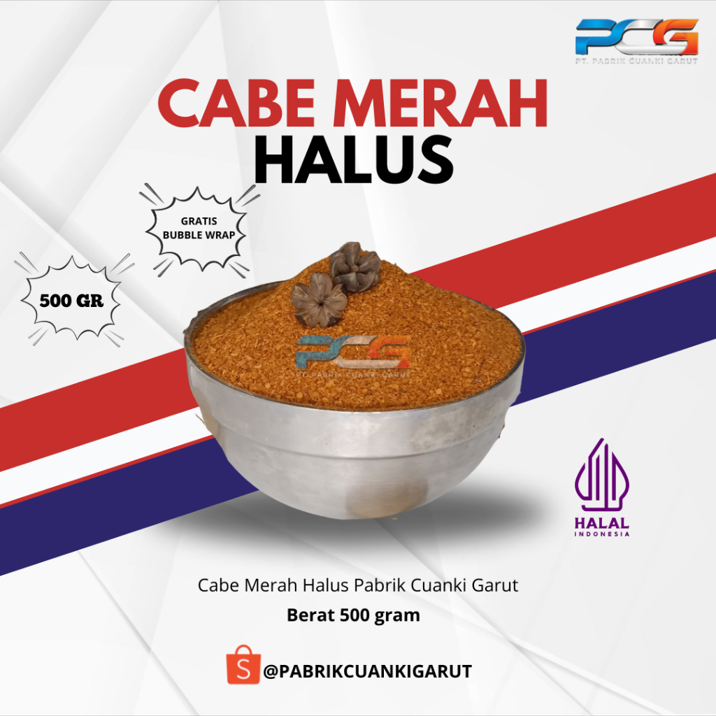 

CABE HALUS 500 GRAM BUMBU CABE BAKSO ACI DAN SEBLAK