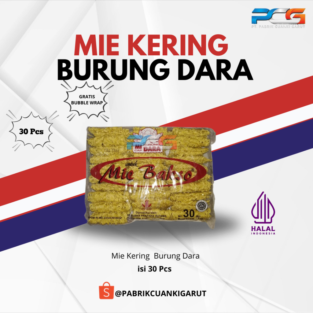 

MIE BURUNG DARA Toping Seblak Isi 30 pcs