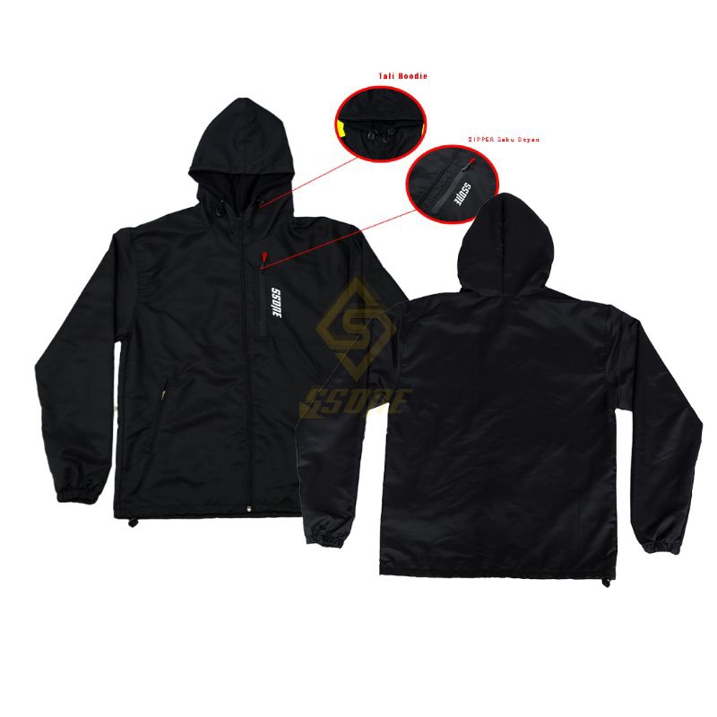 COD jaket olahraga SSONE/ Jaket olahraga outdor jaket bola keren TERLARIS  Jaket Joggyng Gym