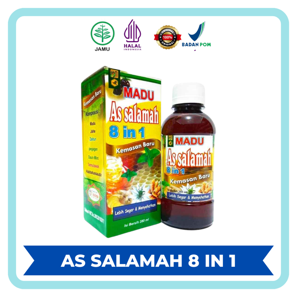 

MADU BATUK 8 IN 1 AS SALAMAH 280gr asli | Madu Batuk ASsalamah 8in1