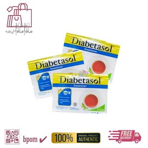

Diabetasol Sweetener No Calories Ecer Sachetan 1,5gr