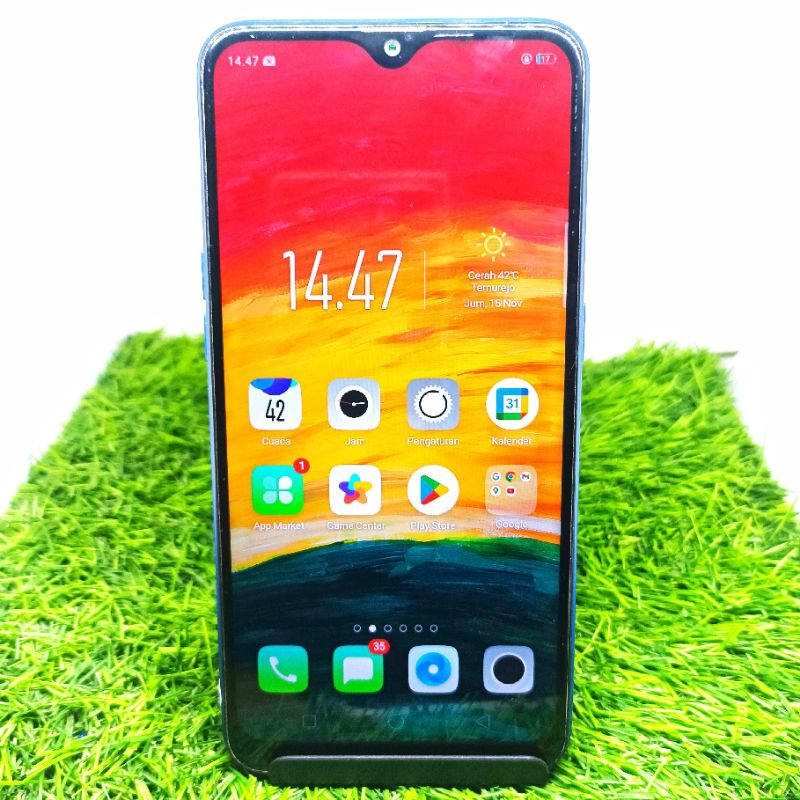 OPPO A5S 3/32 HP ANDROID KUALITAS NORMAL BERKUALITAS HP ANDROID HARGA TERJANGKAU