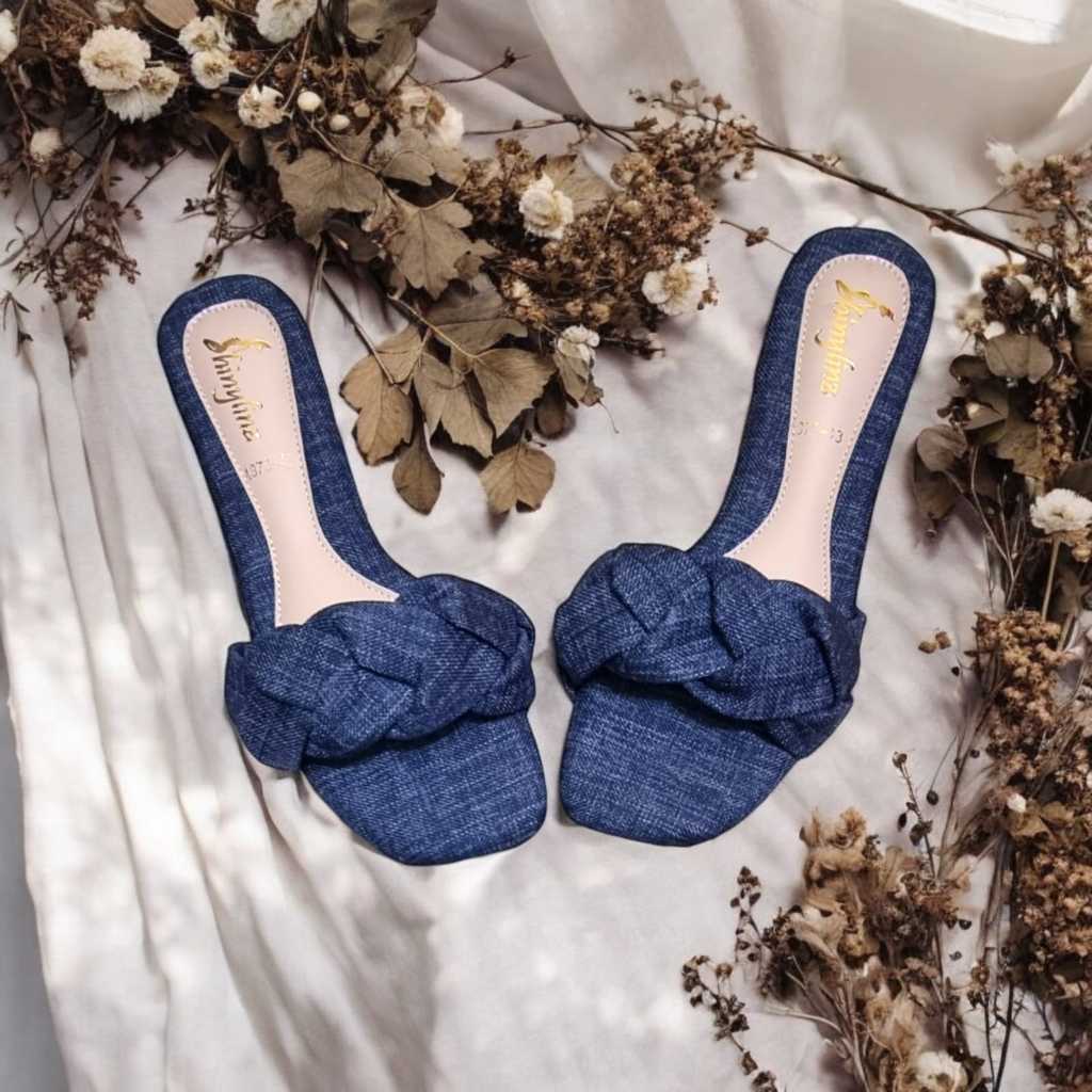 A873 Sandal Wanita Bigsize [Shinylinz Premium Size 41 - 47]  Sandal Selop Harian Santai Pesta Cantik