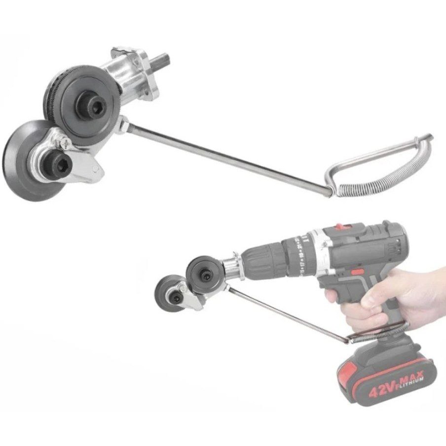 konventer bor pemotong logam dan seng multifungsi / extensi bor pemotong seng