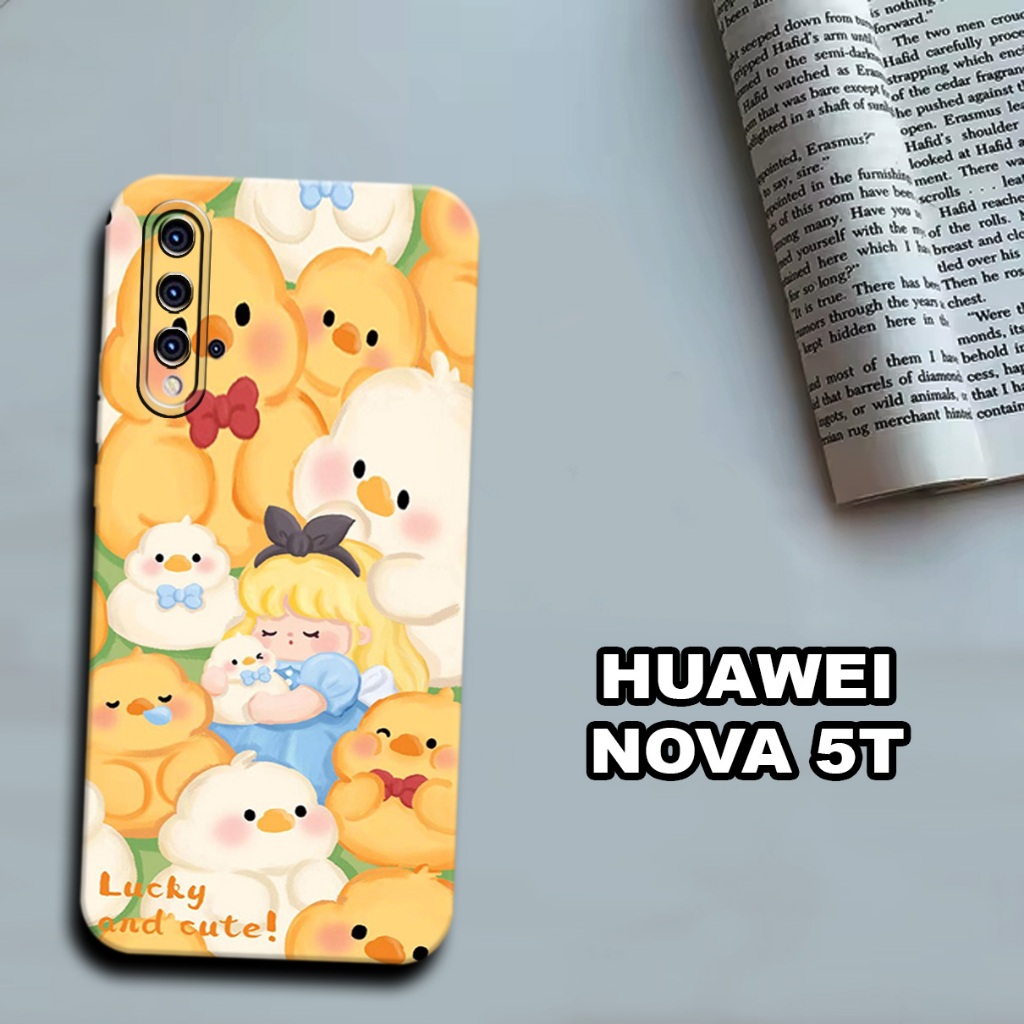 CC40/ Softcase karet lentur untuk huawei nova 5t /Motif cewek/case huawei nova 5t/kesing huawei nova