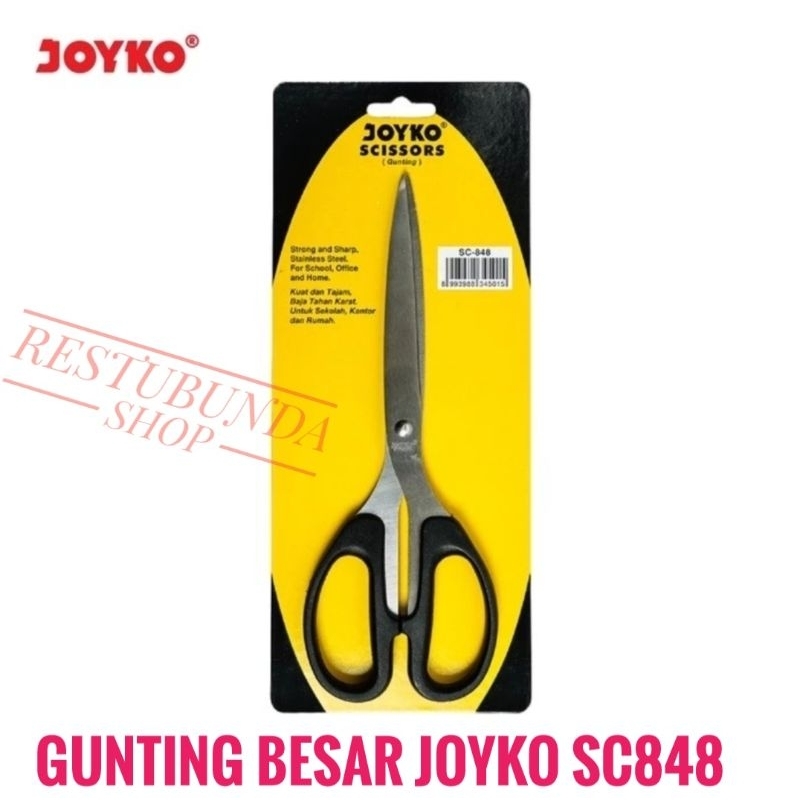

Gunting Joyko Besar SC-848 Warna Hitam