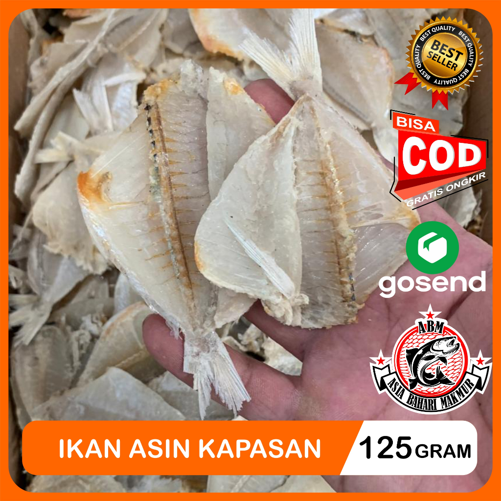 

Kapasan Ikan asin Kapasan Tulang Super Premium 125gr