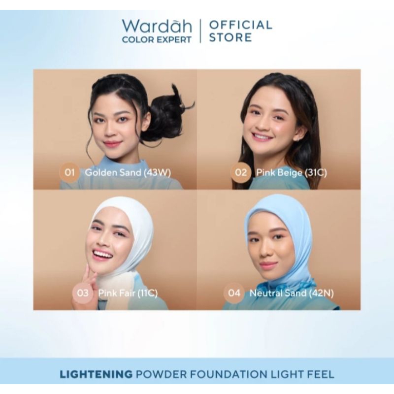 WARDAH LIGHTENING powder foundation Refill / Wardah lightening powder foundation