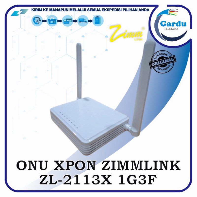 ONU XPON Zimmlink ZL-2113X 1G3F - Postel