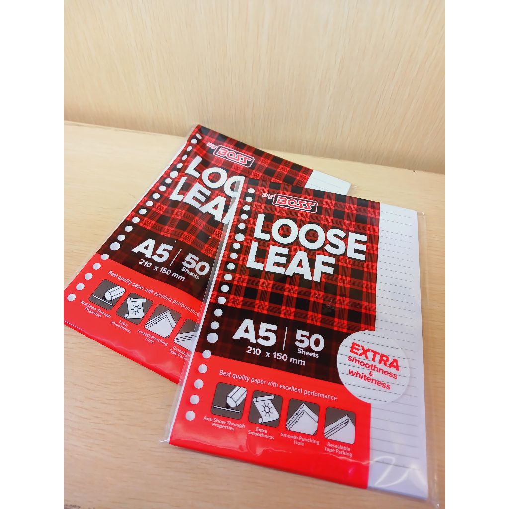 

LOOSE LEAF A5 50 LEMBAR / ISI BINDER / A5 100 LEMBAR/ B5 50 LEMBAR / B5 100 LEMBAR