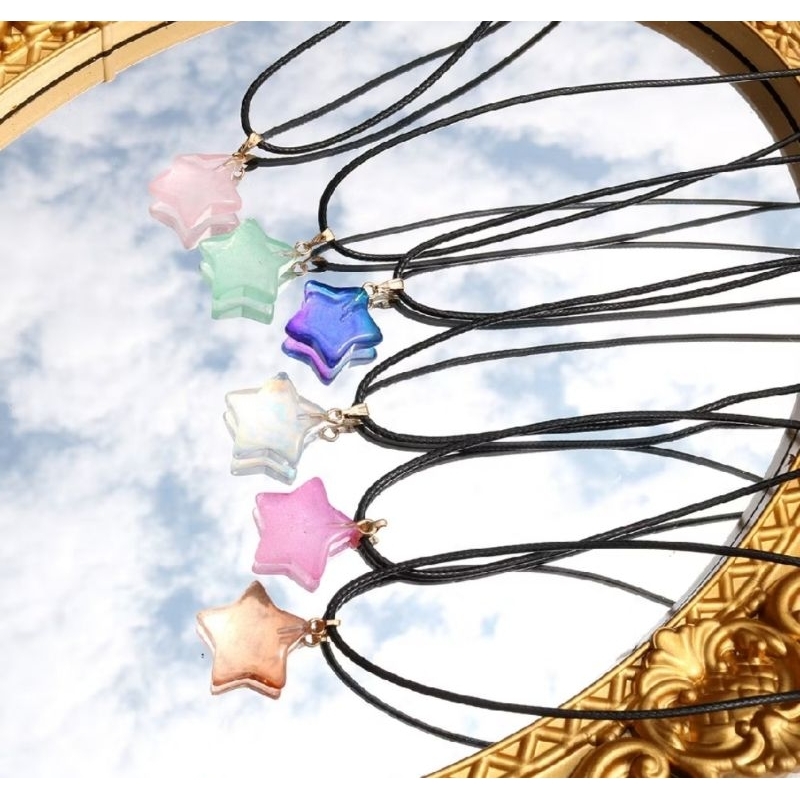 Kalung liontin bintang//kalung liontim start//kalung liontin bintang warna//kalung liontin bintang//