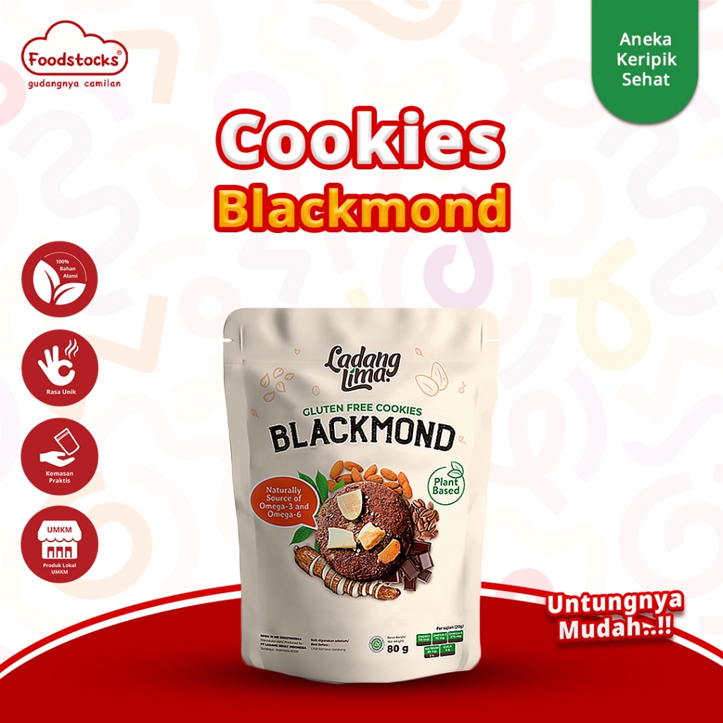 

Blackmond Mini Bites 80g - Ladang Lima Cookies Gluten Free With Protein