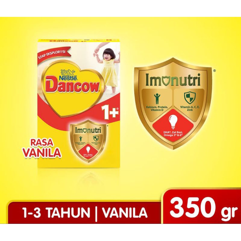 

Nestle Dancow 1+ Susu Pertumbuhan Rasa Vanila | Madu 1 - 3 Tahun Box 350g