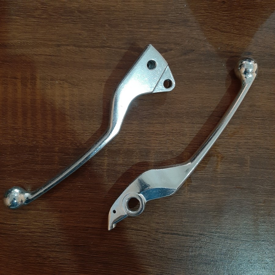 HANDLE REM KANAN VARIO 125 / HANDLE REM KIRI VARIO 125 SILVER - kanan
