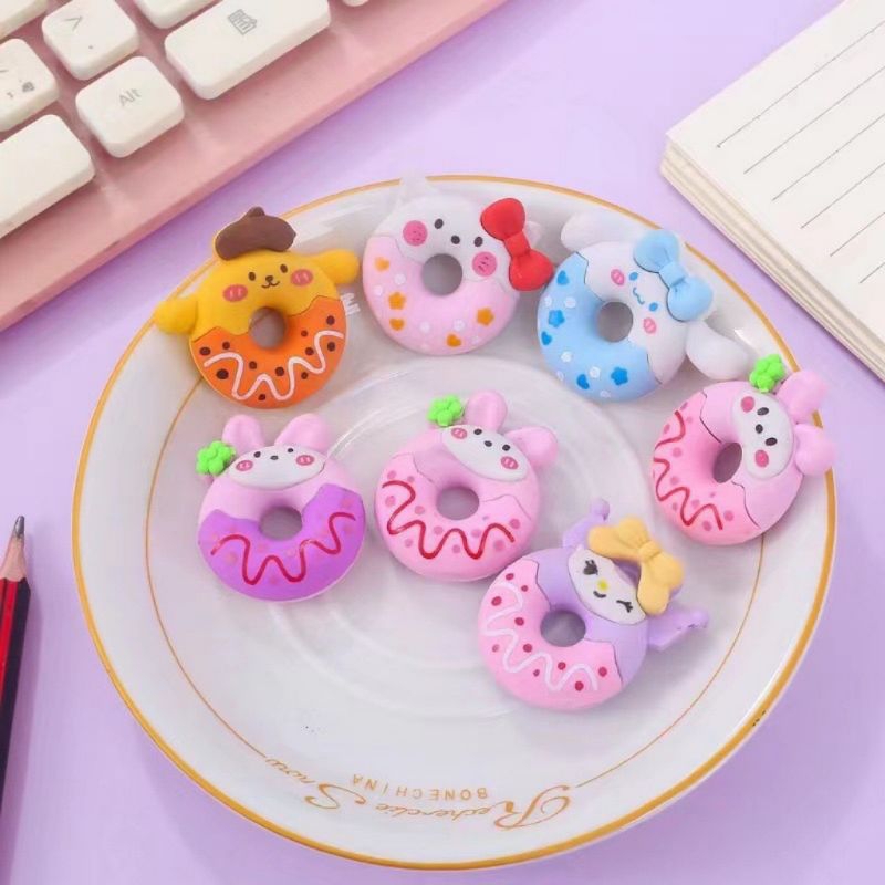 

Penghapus pensil motif donat karakter sanrio