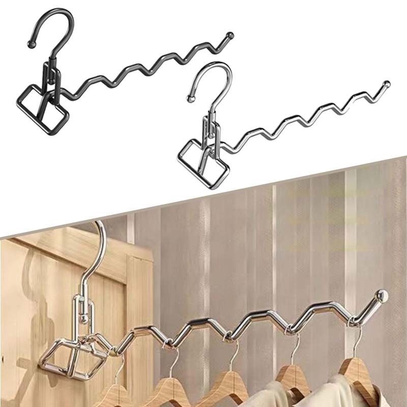 5in1 gantungan baju portable hanger portable lipat hanger lipat besi gantungan baju lipat multifungs