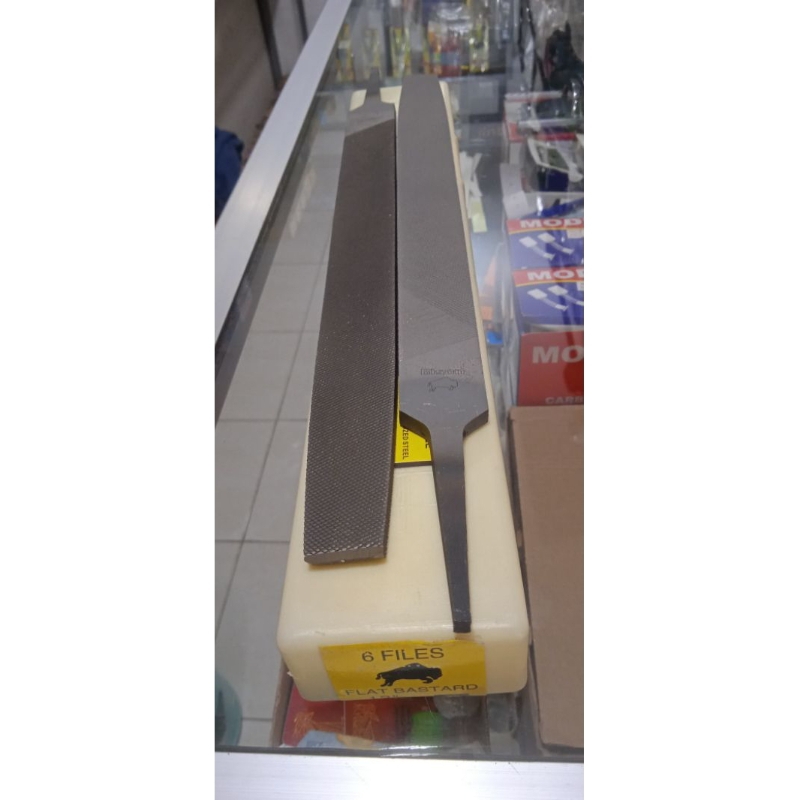 Kikir BISON 12 ORIGINAL Kikir Besi Plat, Kikir Patar