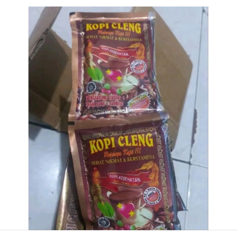 

kopi serbuk susu isi 10 sachet cling clong