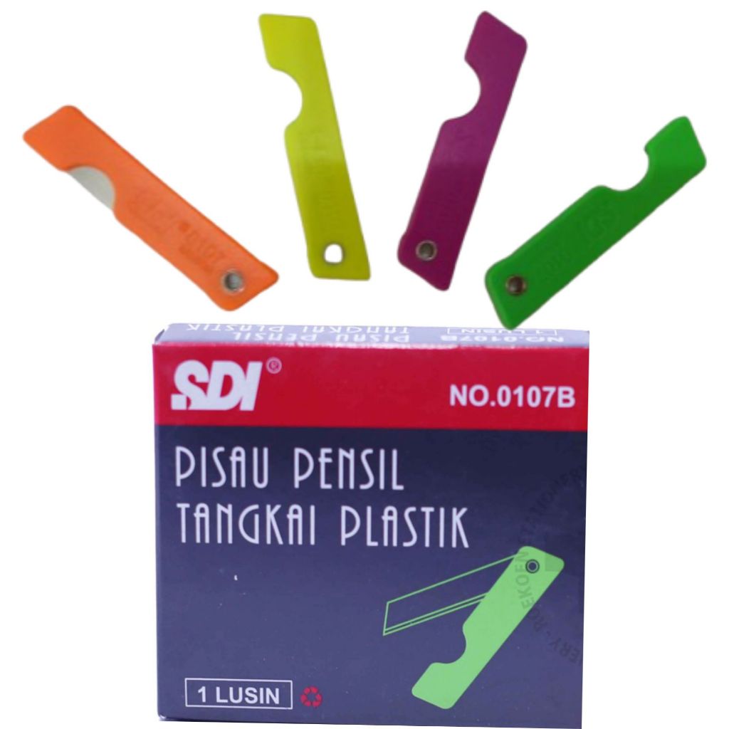 

SILET PISAU PEMES TANGKAI PLASTIK SDI 0107B ORIGINAL CUTTER SUPER TAJAM