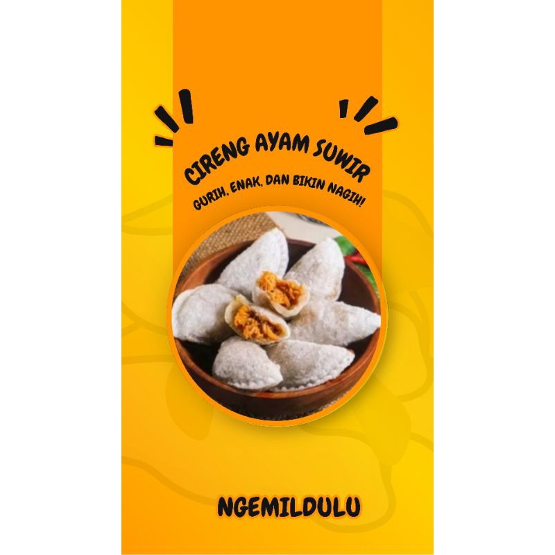 

cireng ayam suwir