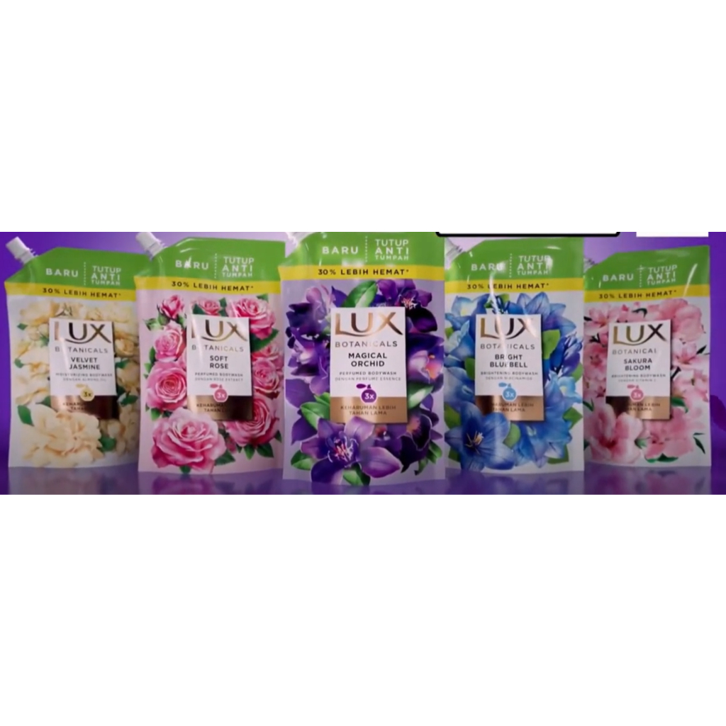 

Lux Botanicals Body Wash Refill Soft Rose / Sakura Bloom / Magical Orchid 825ml