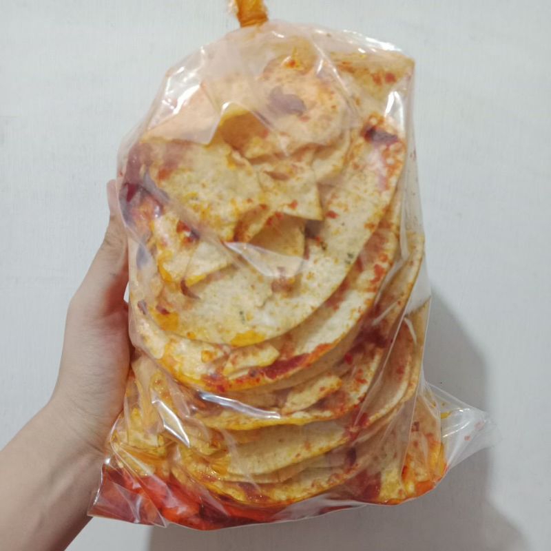 

Kerupuk merah viral