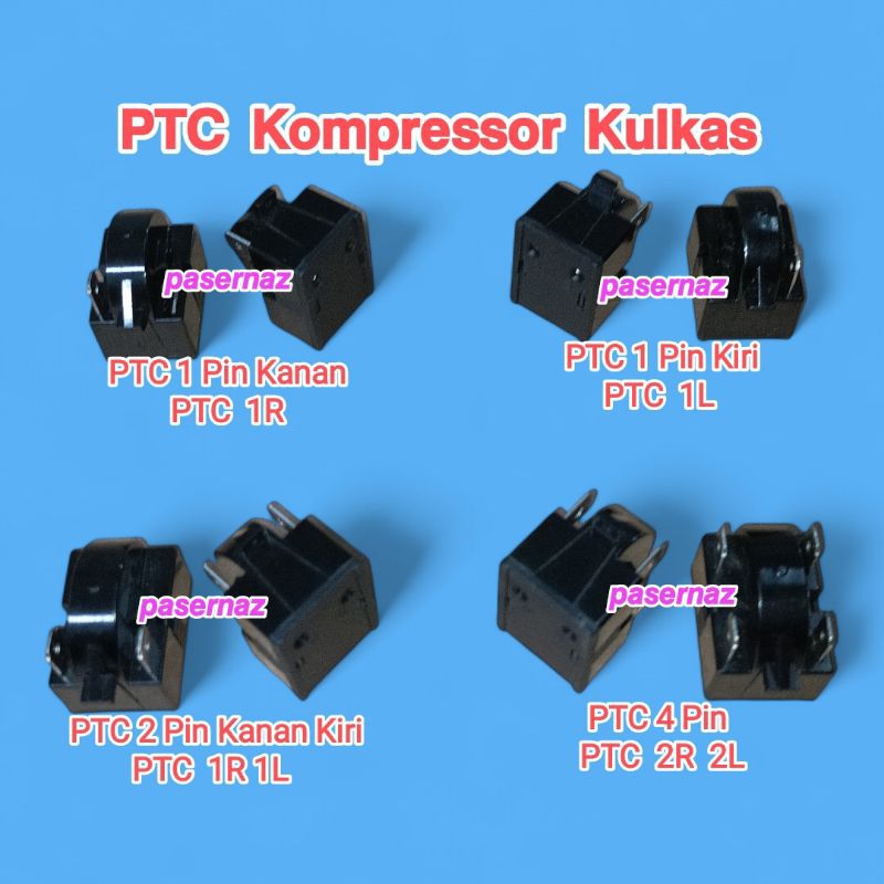 PTC Kulkas | PTC Kompressor Kulkas | PTC | PTC Kulkas Berbagai Pin | PTC Kulkas Kulkas