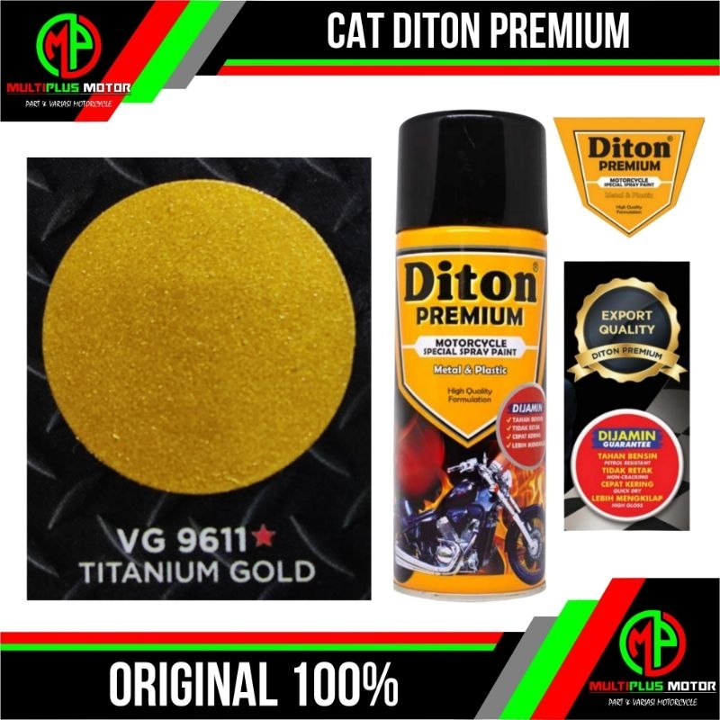 DITON PREMIUM 400ML TITANIUM GOLD VG 9611 Cat Pilox Pilok DITON PREMIUM 9611*