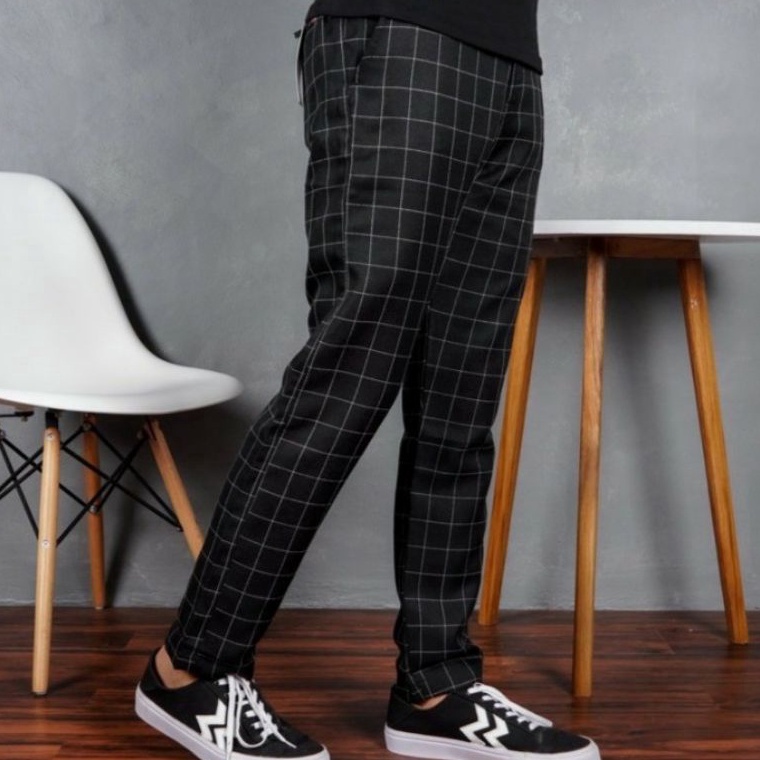 Ready CELANA TARTAN PRIA PREMIUM CELANA CHINO TARTAN DICKIES CELANA KOTAK