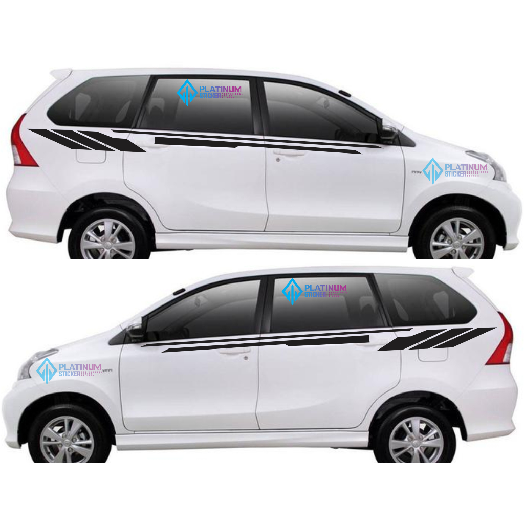 PROMO STIKER MOBIL AVANZA CUTTING STIKER AVANZA STRIPING AVANZA