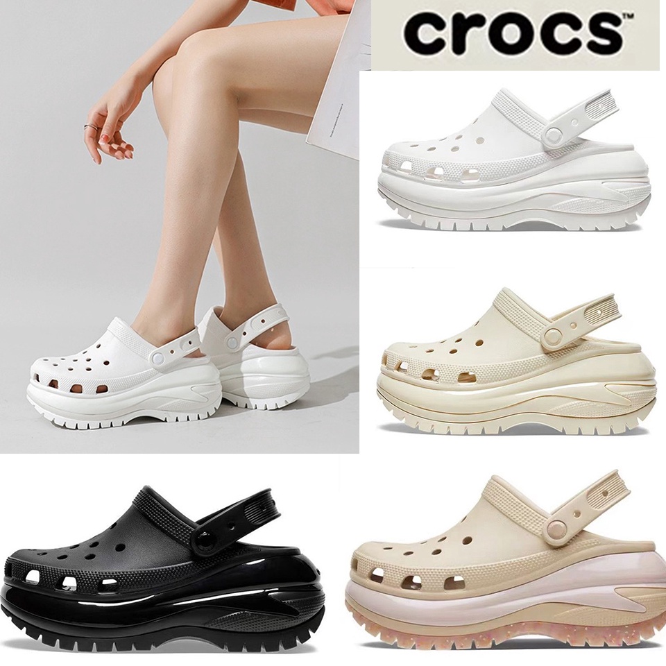 STOKTERBATAS Sandal Wanita CROCS Classic Mega Crush Clog Crocs Mega Crush Clog Sandal Woman