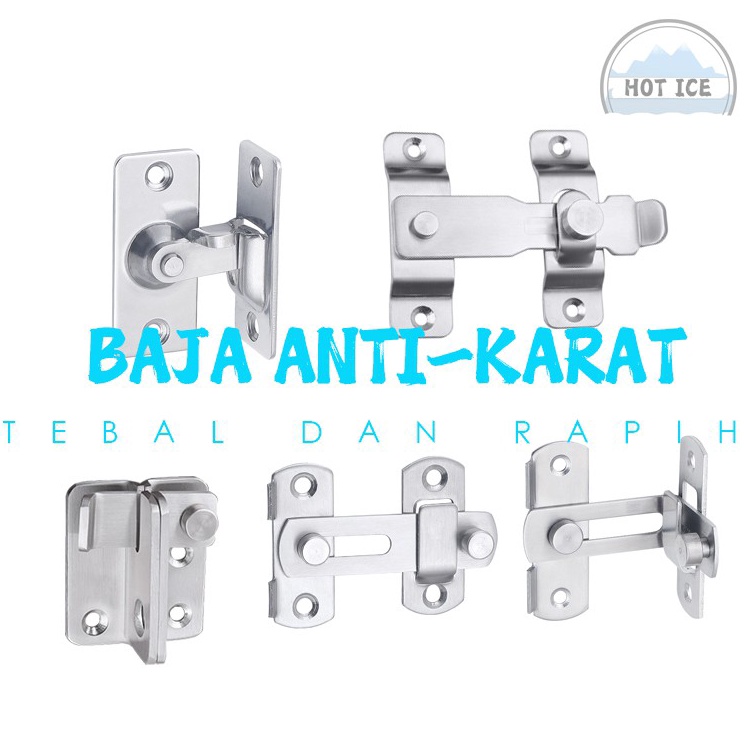 NEW Grendel overpal gembok selot slot overpal gembok Selot pintu Cantolan gembok grendel pintu