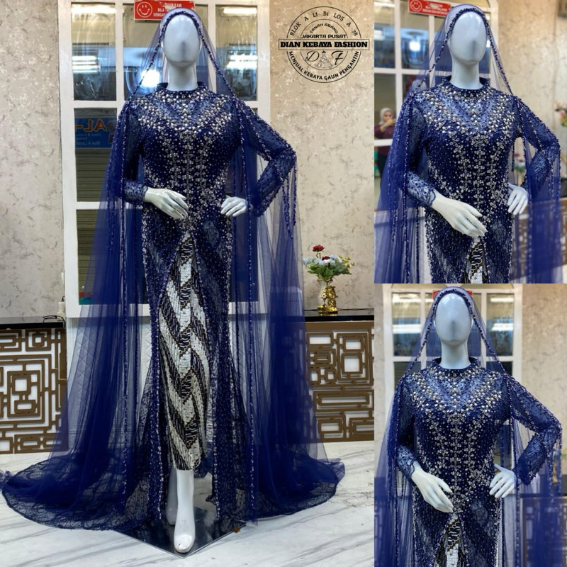 Kebaya Akad / Kebaya Akad Pengantin / Gaun Pengantin Akad .