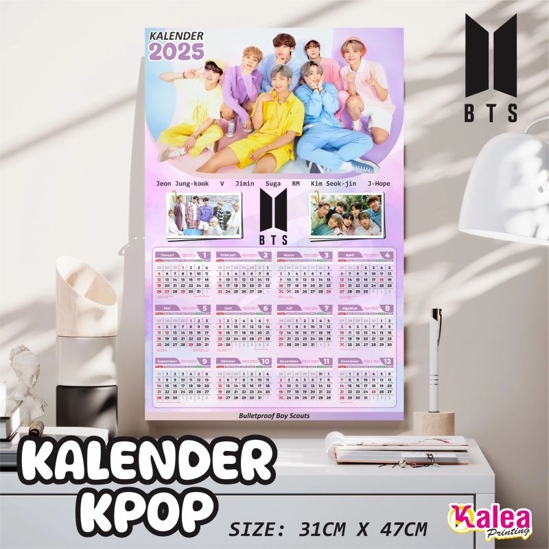 

Kalender 2025 Kpop, Kalender 2025 BTS, Kalender 2025 BLACKPINK, Kalender 2025 EXO