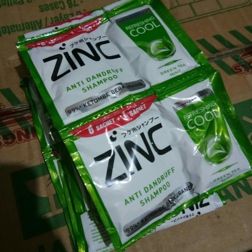 SAMPO ZINC SACHET / ISI 1 /10ML KANAN DAN KIRI ZINC HIJAU
