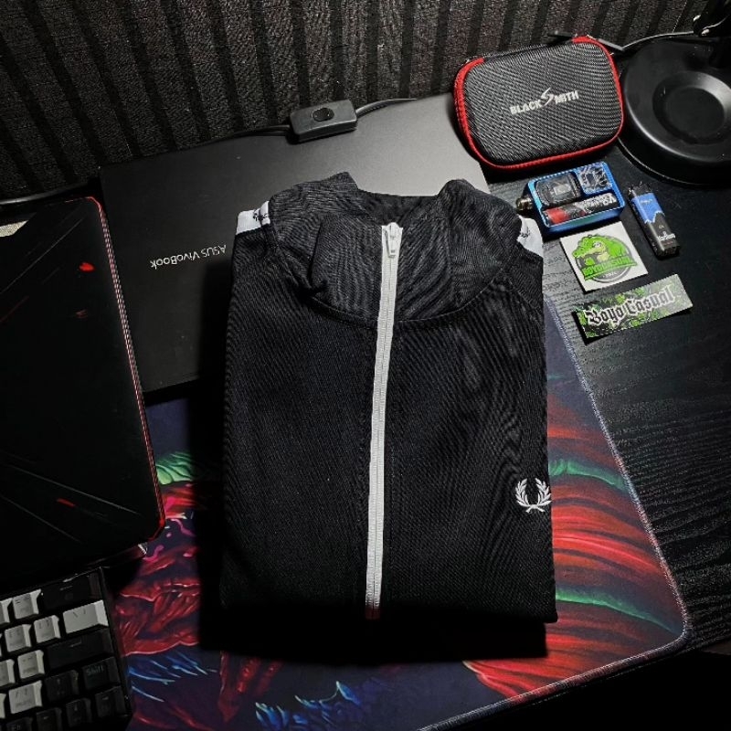 Tracktop Fred Perry Taped New Realase (Black White) Original