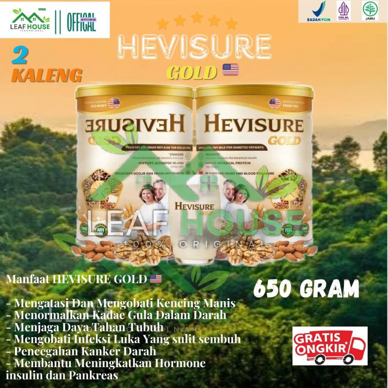 

HEVISURE GOLD Asli USA 2 KALENG - Susu Terapi Atasi Diabetes Gula Darah Dan Kencing Manis