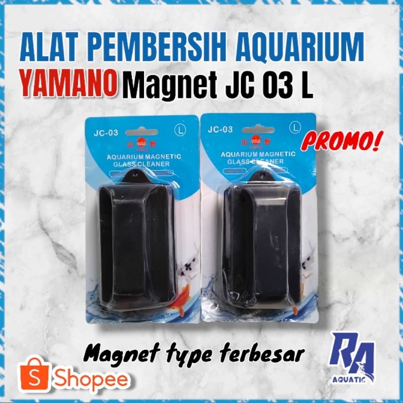 PROMO MAGNET PEMBERSIH AQUARIUM IKAN HIAS Tenggelam JC 03 Magnet Pembersih Kaca Aquarium TERBAIK