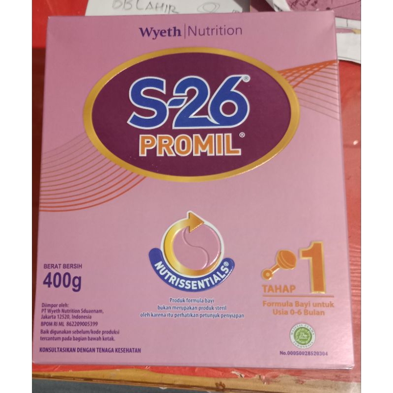 

S26 promil tahap 1