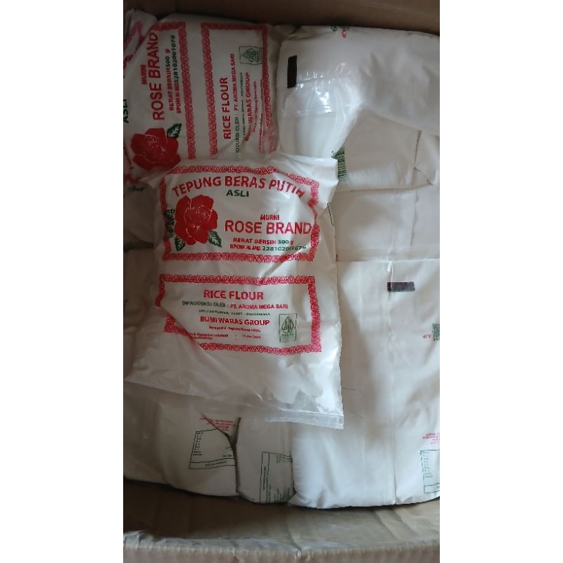 

Tepung beras rosebrand 500gr
