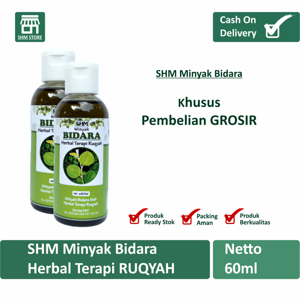 

Grosir / SHM Minyak Bidara RUQYAH 60ml