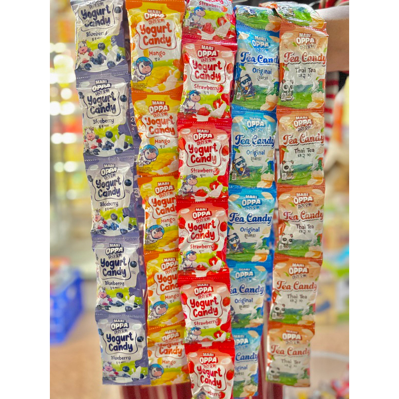 

Permen MILKY CANDY MARI OPPA YOGURT CANDY STROBERI MANGGA BLUBERRY Milkcy candy