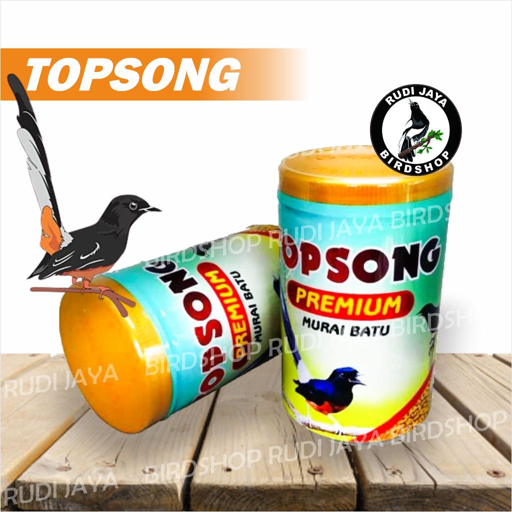 TOPSONG MURAI PREMIUM 1 TOPLES VOER MAKANAN BURUNG PEMAKAN SERANGGA MURAI KACER WAMBI PROTEIN TINGGI