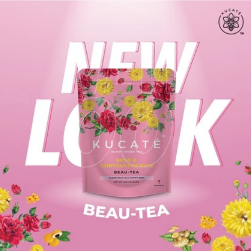 

Kucate Beau Tea Mengatasi Masalah Kulit Wajah Isi 7 Sachet